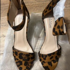 Bella Marie Leopard Print Women's Sandals